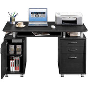 Super Storage Computer Desk, Espresso