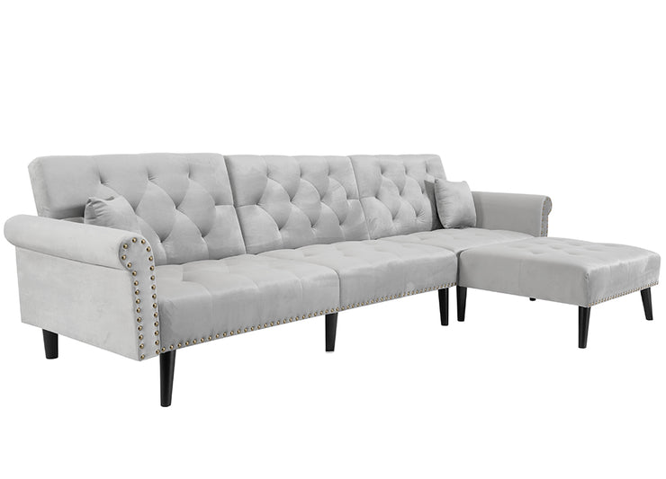 Sofa Bed Set Atmospheric Elegant Home Sleeper Sofa Gray