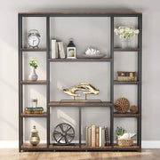 Wood and Metal Vintage Bookcase Furniture for Home & Office