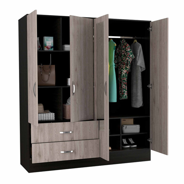 Florencia L Mirrored Armoire