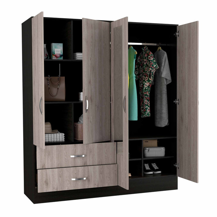 Florencia L Mirrored Armoire