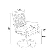 Outdoor Dining Chairs Patio Swivel Chairs Modern Patio Furniture