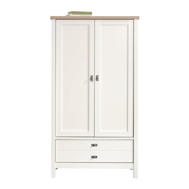 Cottage Road Armoire, Soft White Finish