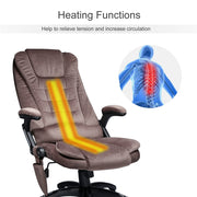 Ergonomic Fabric Vibrating Massage Office Executive Chair