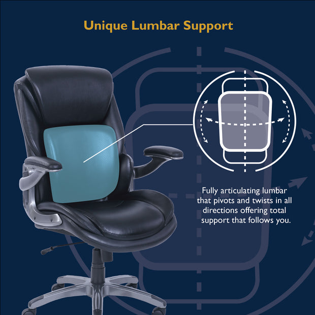 Active Back Big & Tall Office Managers Chair, with Memory Foam Seat