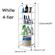 Multifunction Floor Standing Carbon Steel Storage Rack for Kitchen