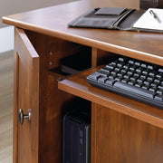 Computer Desk, Brushed Maple Finish