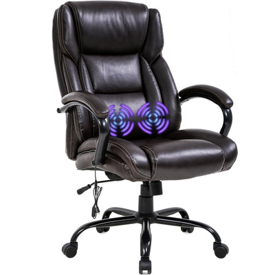 Executive Chair with Swivel & Adjustable Height ,Brown