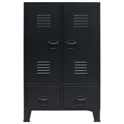 Wardrobe Metal Industrial Style  Black Armoires & Wardrobes Furniture