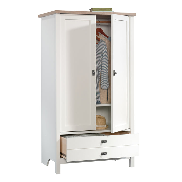 Cottage Road Armoire, Soft White Finish