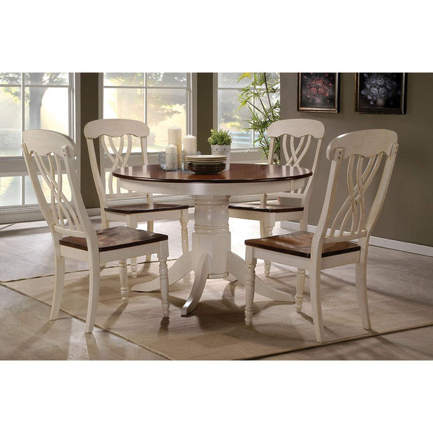 Dylan 5 Piece Round Dining Table Set