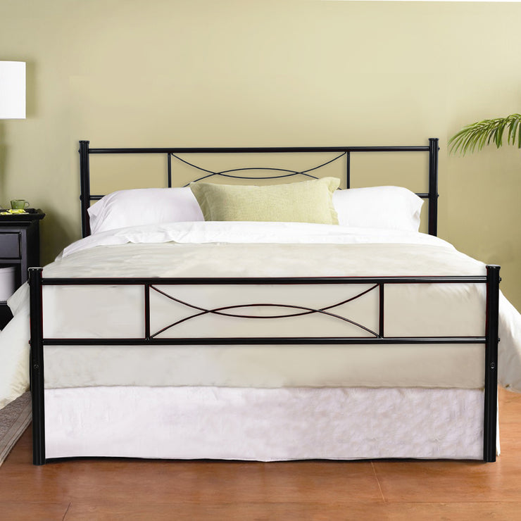 Full Size Metal Bed Frame Bedroom Mattress