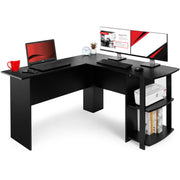 L-Shaped Corner Computer Desk Study Workstation for Home, Office