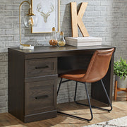 Glendale Mid Century Desk, Dark Oak Finish