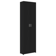 Black 21.65"x9.84"x74.41" Chipboard Armoires & Wardrobes