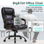 Executive Chair with Swivel & Adjustable Height ,Brown