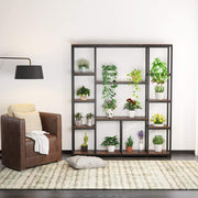 Wood and Metal Vintage Bookcase Furniture for Home & Office