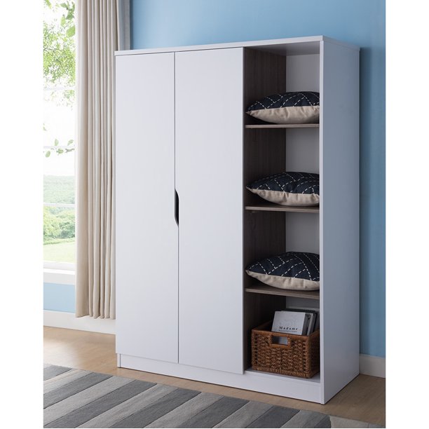 Modern Armoire, White