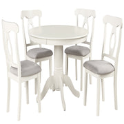 5-Piece Lindsey Dining Set, White