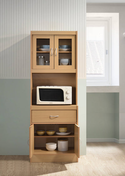 Modern Kitchen Cabinet, Beech