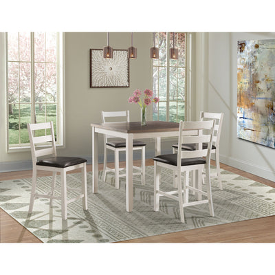 Counter Height Dining Set-Table & Four Chairs