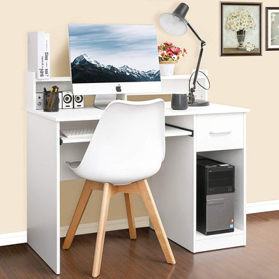 Computer Desk Home Office Workstation White